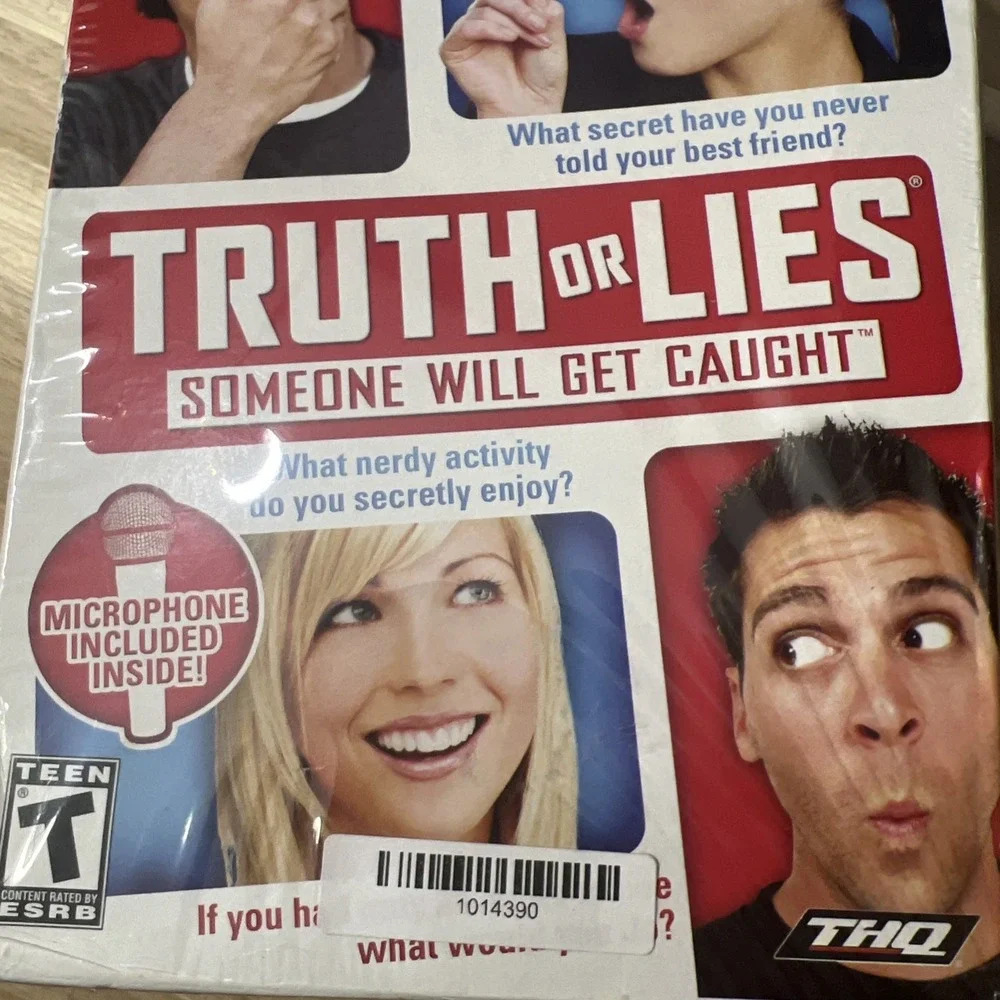 THQ Truth or Lies Video Game Nintendo Wii One Size Multicolor